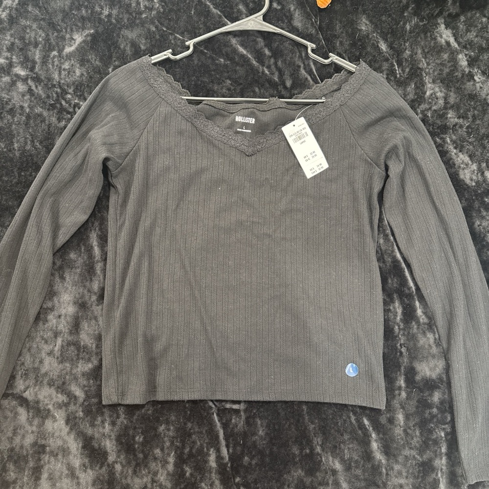 Black Long Sleeve Top